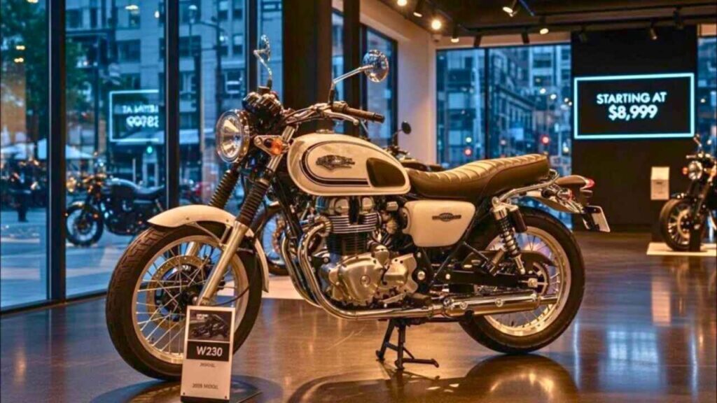Kawasaki W230 2026: estilo vintage con innovación contemporánea