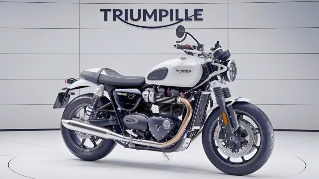 Triumph Speed Twin 1200 Blanca y Negra: Moto Potente, Estilo Clásico y Diseño Elegante